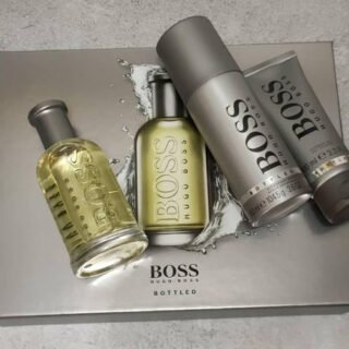 Kit Hugo Boss Bottled – Hugo Boss Bottled EDT 100ml + Shower Gel 100 ml + Desodorante Spray 150 ml