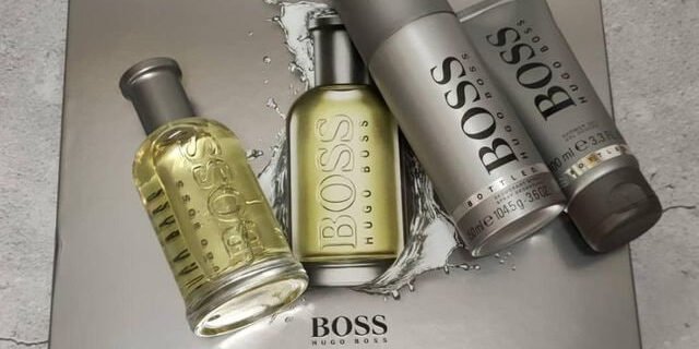 Kit Hugo Boss Bottled – Hugo Boss Bottled EDT 100ml + Shower Gel 100 ml + Desodorante Spray 150 ml