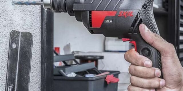 Skil Furadeira De Impacto 6600 570W 127V Com 3 Brocas E Chave