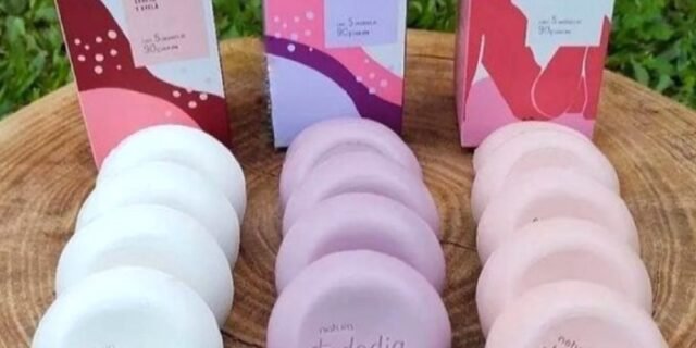 Conjunto de Sabonetes em Barra Puro Vegetal Tododia