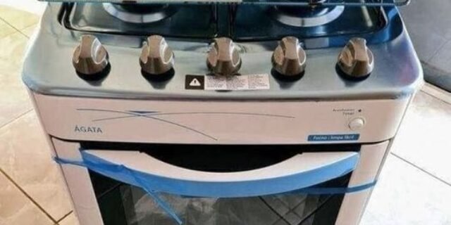 Fogão 4 Bocas Esmaltec Ágata – Acendimento Automático Branco