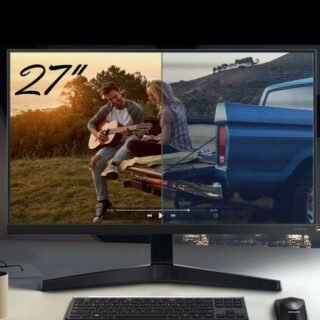 Samsung T350 – Monitor Gamer 27″ FHD,75Hz, HDMI, VGA, Freesync, Preto