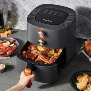 Fritadeira Air Fryer Sem Óleo Gaabor 6L, 1500W, 127V, Grafite – M6A