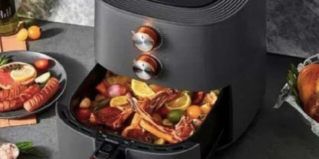 Fritadeira Air Fryer Sem Óleo Gaabor 6L, 1500W, 127V, Grafite – M6A