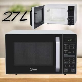 Micro-ondas 27L Branco e Preto Midea LED 127V
