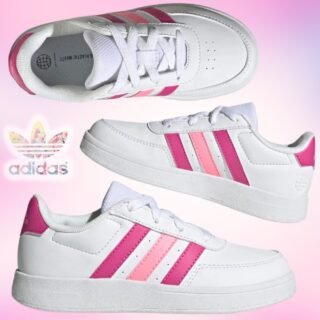 Tênis Infantil Adidas Breaknet Lifestyle Court Lace (2 Cores)