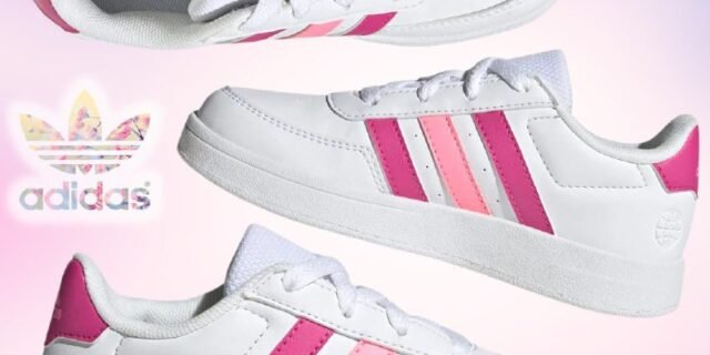 Tênis Infantil Adidas Breaknet Lifestyle Court Lace (2 Cores)