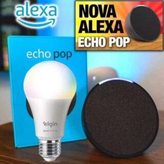 Echo Pop + Lâmpada Elgin (2 Cores)