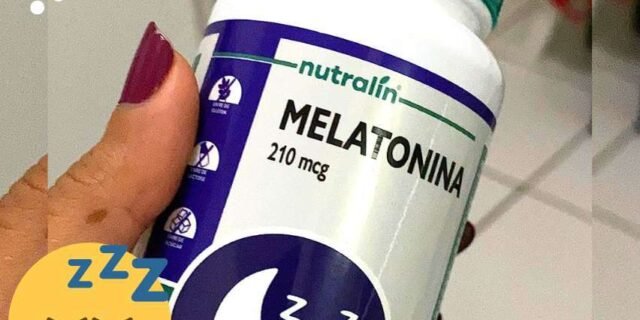 Melatonina 210mcg melhora do sono – 60 comp de 500mg, vegano | Nutralin