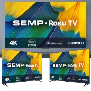 Smart TV 50” 4K UHD LED Semp RK8600 Wi-Fi – Bluetooth 3 HDMI 1 USB