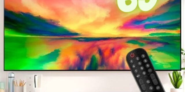 Smart TV 65″ 4K LG 65QNED80SRA Quantum Dot NanoCell 120Hz