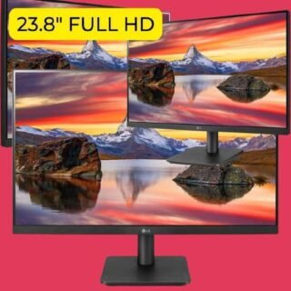 Monitor LG Widescreen 24MP400-23.8′, Preto