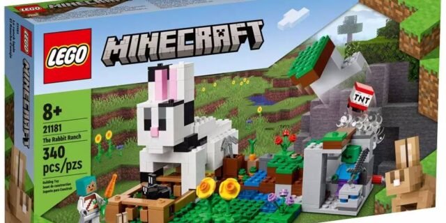 LEGO Minecraft: O Rancho do Coelho 21181 – 340 Peças