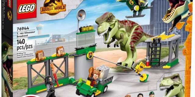 LEGO Jurassic World: Fuga de Dinossauro T. Rex – 140 Peças