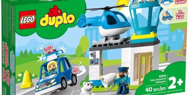LEGO Duplo: Delegacia de Polícia e Helicóptero – 40 Peças