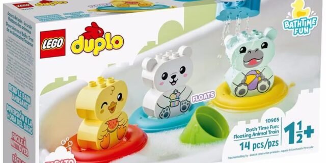 LEGO My First Diversão Hora do Banho: Trem Animais Flutuantes 10965 – 14 Peças