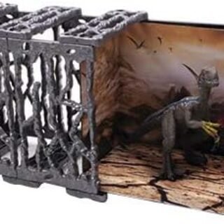 Dinossauro na Jaula com Movimento, Pica Pau Brinquedos, Multicor