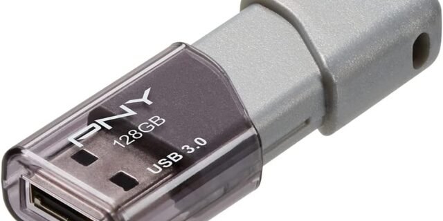 Pen Drive PNY 128 GB Turbo Attache 3 USB 3.0 Flash Drive – (P-FD128TBOP-GE)
