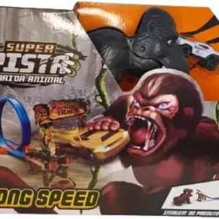 PISTA COM CARRINHO GORILA 1 LOOPING/ 6PC VUIE