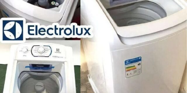 Lavadora de Roupas Electrolux 11Kg Essencial Care Branca LES11220 Volts