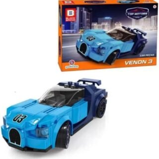 Brinquedo de Encaixe Carro Venon 3 e Potenza Com 139 pecas Polibrinq – BK008