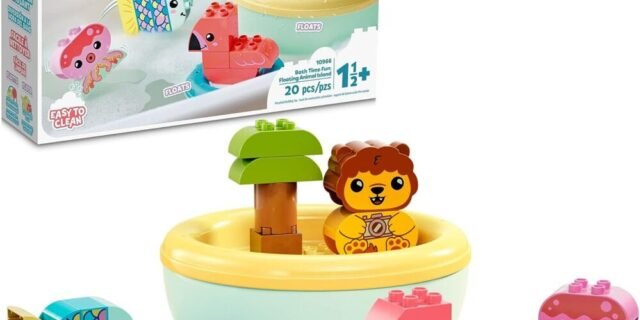 LEGO My First Diversão Hora do Banho: Ilha de Animais Flutuantes 10966 – 20 Peças