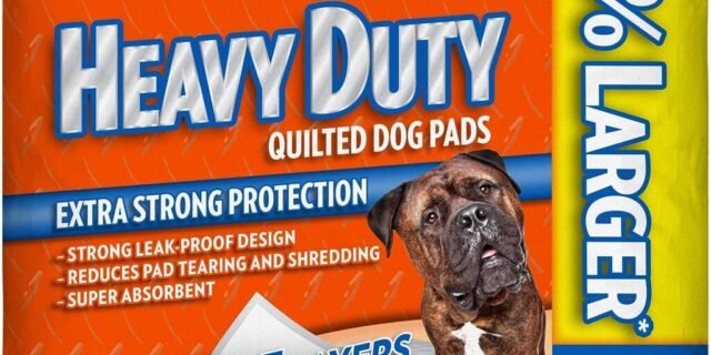 TAPETE HIGIÊNICO OUT! Almofadas para cães resistentes XGG | Absorventes para treinamento de animais de estimação e filhotes | 30 almofadas | 66 x 76 cm