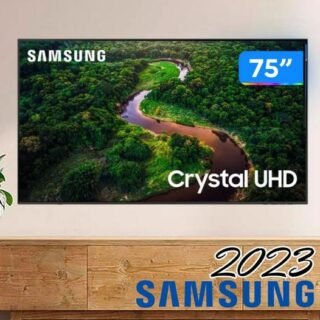 Smart TV 75” UHD 4K LED Crystal Samsung 75CU8000