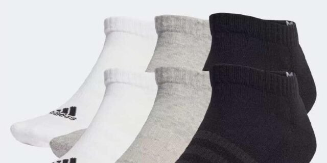 Kit Meia Adidas Cano Baixo c/ 6 Pares