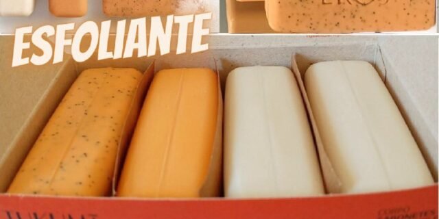 Sabonete em Barra Puro Vegetal Cremoso e Esfoliante Ekos Tukumã 4 un. de 100g