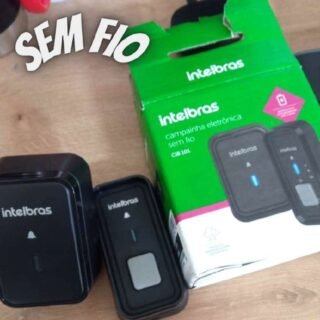 Campainha Sem Fio Com Bateria CIB 101 Intelbras (2 Cores)