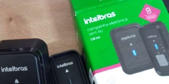 Campainha Sem Fio Com Bateria CIB 101 Intelbras (2 Cores)
