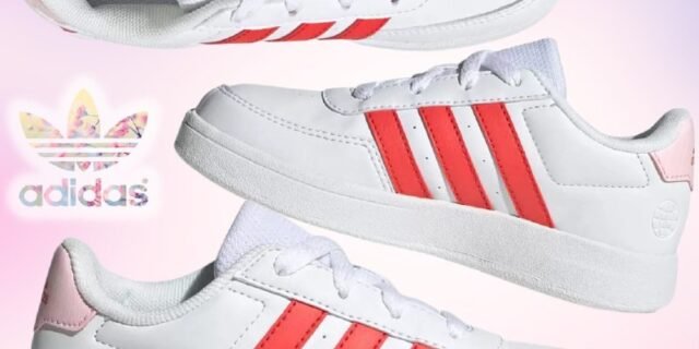 Tênis Infantil Adidas Breaknet Lifestyle Court Lace