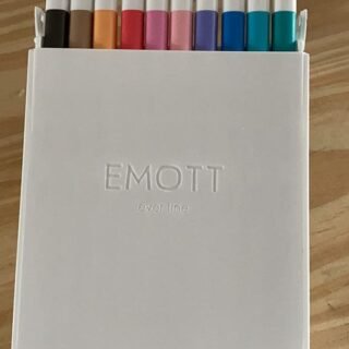 Caneta Extrafina, Uni-Ball, Emott Ever Fine, 10 cores