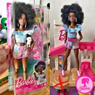 Barbie O Filme Boneca Roller Skates para crianças a partir de 3 anos