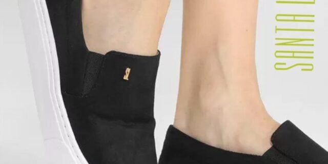 Slip On Santa Lolla Lona Básico Feminino – Rosa claro