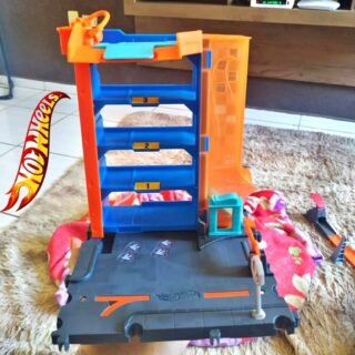 Hot Wheels Pista de Brinquedo Garagem, Multi