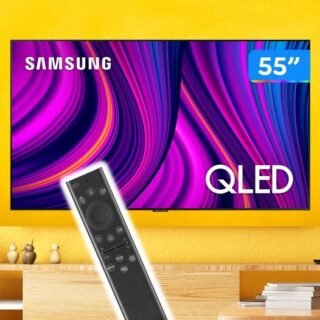 Smart TV 55” 4K QLED Samsung QN55Q80B