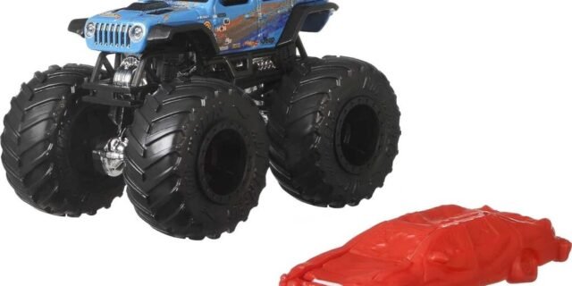 Hot Wheels Monster Trucks 1:64 Asst. – APENAS 1 (UMA) UNIDADE – NÃO É POSSÍVEL ESCOLHER, Multi