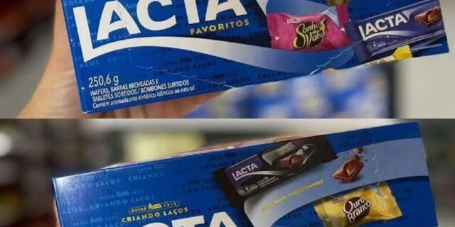 Kit Caixa de Bombom Lacta Favoritos 250,6g – 2 Unidades