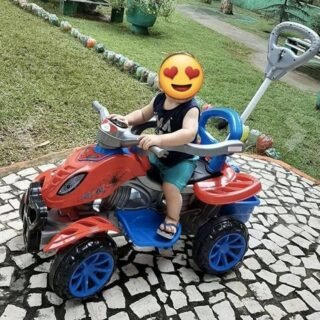 Quadriciclo Infantil a Pedal Spider – Maral com Empurrador