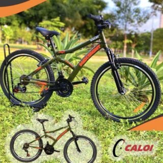 Bicicleta Aro 24 Caloi Max Front de Aço – Freio V-Brake 21 Marchas