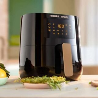 Fritadeira Airfryer Conectada Série 5000, Walita, Preta, 4.1L de capacidade, 1400W