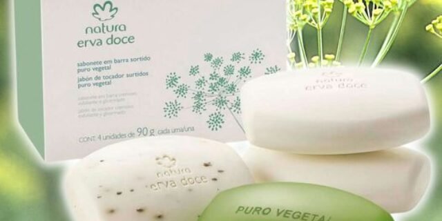 Sabonete em Barra Sortido Puro Vegetal Erva Doce – 4un de 90g cada