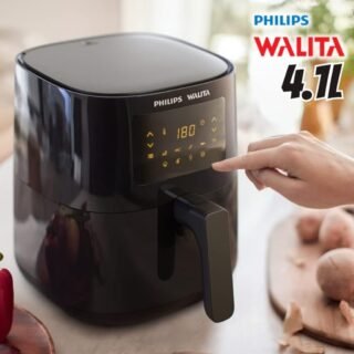 Philips Walita Preta Fritadeira Airfryer Digital Série 3000, 4.1L 220V