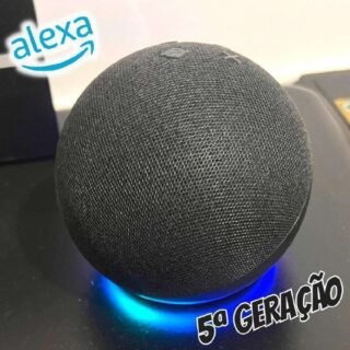 Novo Echo Dot 5ª geração | O Echo Dot com o melhor som já lançado | Som vibrante e potente em um dispositivo compacto | Cor Preta