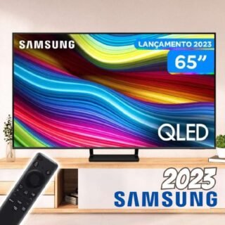 Smart TV QLED 65″ 4K UHD Samsung Q70C – Alexa built in, Modo Game, Tela sem limites