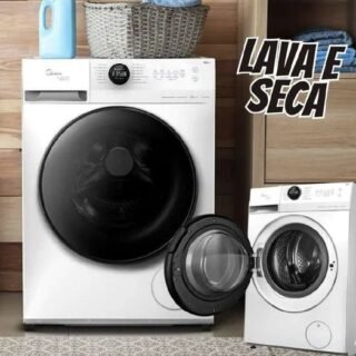 Lava e Seca 11 Kg Midea HealthGuard Branca Conectada