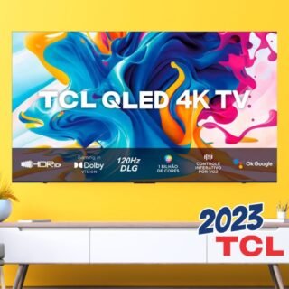 Smart TV TCL 50″ QLED 4K UHD Google TV Gaming 50C645 – 2023