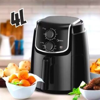 Fritadeira Airfryer 4L GourmetFry cor Preta Midea